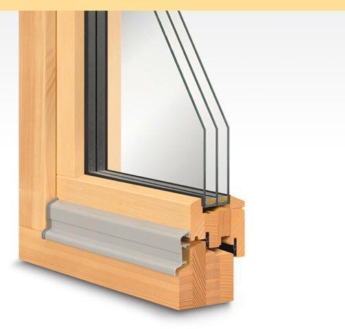 Holz-Standard in der Bautiefe 88 mm mit neuer Regenschienen-Variante