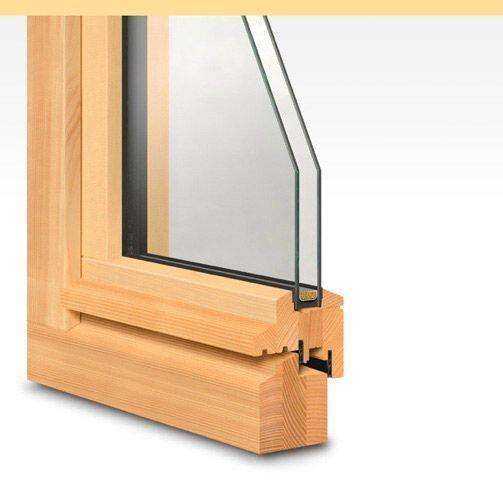 Stil-Fenster in der Bautiefe 68 mm mit Wasserablauf nach vorne und Wetterschenkel